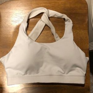 White Sports Bra
